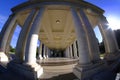 Columns on Building Pavilion Showing Architecture Design and Decorative Structure Royalty Free Stock Photo