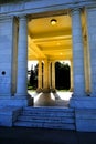 Columns on Building Pavilion Showing Architecture Design and Decorative Structure Royalty Free Stock Photo