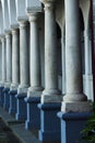 Columns of the so called Plaza de Abastos in Carmona, Seville Royalty Free Stock Photo