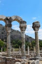 Columns in christian basilica in Philippi