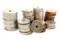 Columns of coins DKK Royalty Free Stock Photo