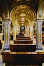 Columns of the crypt of the Cathedral Basilica of San Sabino in Bari