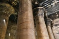 Columns in Edfu Temple, Edfu, Egypt