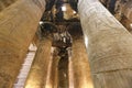 Columns in Edfu Temple, Edfu, Egypt