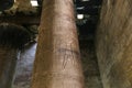 Columns in Edfu Temple, Edfu, Egypt