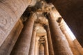 Columns in Edfu Temple, Edfu, Egypt