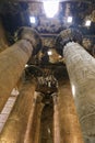 Columns in Edfu Temple, Edfu, Egypt