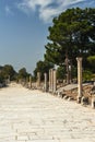 Columns in Ephesus Royalty Free Stock Photo