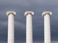 Columns at Espanya Square, Barcelona Royalty Free Stock Photo
