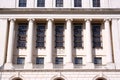 Columns on Federal Building Royalty Free Stock Photo