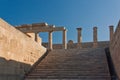 Columns of Greek acropolis