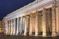 Columns of Hadrian Temple at Piazza Di Pietra in Rome, Italy Royalty Free Stock Photo
