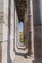Columns of the hellenic-style temple Garni in Armen