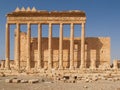 Columns on historic ruins, Palmyra, Syria