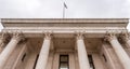 Columns on the historic Washoe County Courthouse Royalty Free Stock Photo