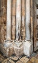 Columns at an input in Church of the Resurrection