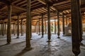 Columns of Juma mosque in Khiva Royalty Free Stock Photo