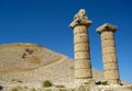 Columns of Karakus Tumulus in Turkey