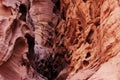 Columns of king Solomon. Red rocks in Timna national Park, in the Negev desert Royalty Free Stock Photo