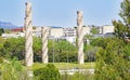 Columns of knowledge in the Autonomous University of Barcelona, Cerdanyola, Barcelona