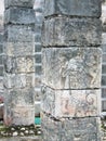 Columns of a maya temple