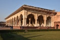 Columns in palace - Agra Red fort India Royalty Free Stock Photo