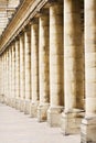 Columns Palais Royal Royalty Free Stock Photo