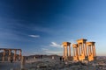 Columns of Palmyra, Syria. Palmyra ruins before the war, December 01, 2010. Royalty Free Stock Photo