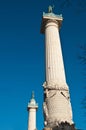 Columns place of the Nation in Paris Royalty Free Stock Photo