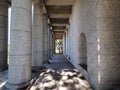 Columns at the Rhodes Memorial, Cape Town, South Africa Royalty Free Stock Photo