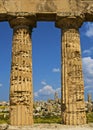 The columns and the ruins