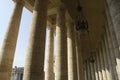 Columns in Saint Peter`s Square - Vatican City Royalty Free Stock Photo