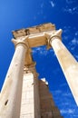 Columns of The Sanctuary of Apollo Hylates Royalty Free Stock Photo