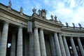 The columns of St. Peter in Rome