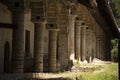 Museum Columns In Epirus Greece Royalty Free Stock Photo