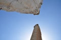 Columns of the Temple of Aphrodite Royalty Free Stock Photo