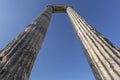 Columns of the Temple of Apollo in Didyma, in the province of Aydin, Turkey Royalty Free Stock Photo