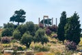 Columns of Temple of Astarte at Byblos Royalty Free Stock Photo