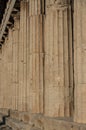 Columns of Temple of Hephaestus in Ancient Agora, Athens Royalty Free Stock Photo