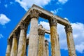 Columns of Temple of Zeus, Olympia, Greece Royalty Free Stock Photo