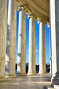 Columns of Thomas Jefferson Memorial. Washington DC, USA. Royalty Free Stock Photo