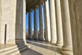 Columns of Thomas Jefferson Memorial. Washington DC, USA. Royalty Free Stock Photo