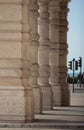 Columns in Trieste Royalty Free Stock Photo