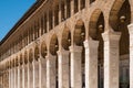 Columns of the Umayyad Mosque, a.k.a. the Great Mosque of Damascus Royalty Free Stock Photo