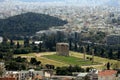 Columns of Zeus temple, Athens Royalty Free Stock Photo