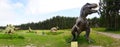 COLUNGA, SPAIN - Jun 01, 2016: dinosaurs in Museo del Jurasico in Spain