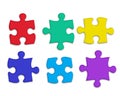 Multicolored Jigsaw Puzzle background,for Success,teamwork,concept Royalty Free Stock Photo