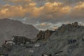 Colurful Sunset at Dhankar,Spiti valley,Himachal Pradesh,India