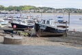 10/06/2019 Colwyn Bay boats mowed in the harbour