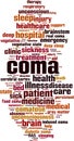 Coma word cloud